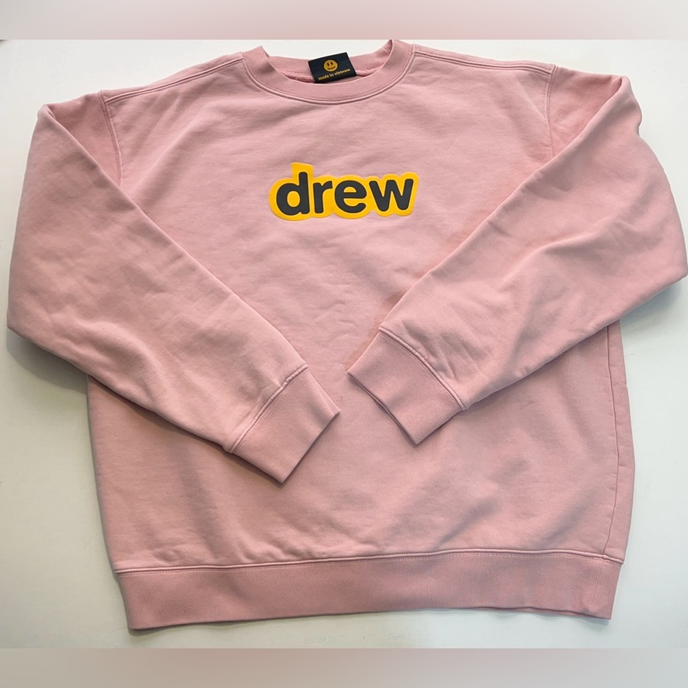 EUC - Drew House x Justin Bieber Secret Logo Crewneck in Dusty Rose / Size:Small